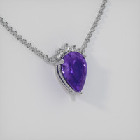 1.14 Ct. Gemstone Necklace, Platinum 950 2