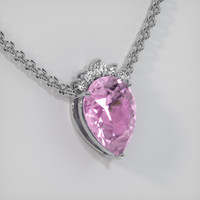 19.83 Ct. Gemstone Necklace, 14K White Gold 2