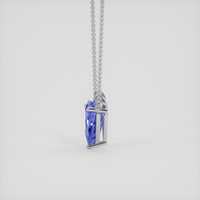 1.75 Ct. Blue Sapphire Necklace, 14K White Gold 3