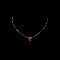 9.24 Ct. Gemstone Necklace, 18K White Gold 4