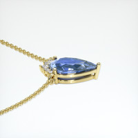 1.13 Ct. Blue Sapphire Necklace, 14K Yellow Gold 3