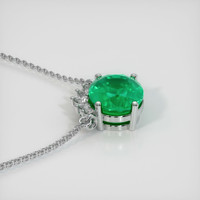 Emerald 项链 2.34 Ct., 18K 白色黄金 Preview