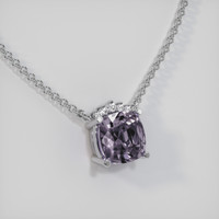 1.52 Ct. Gemstone Necklace, 14K White Gold 2