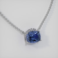 1.76 Ct. Gemstone Necklace, 14K White Gold 2