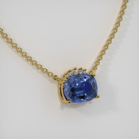 1.76 Ct. Gemstone Necklace, 14K Yellow Gold 2