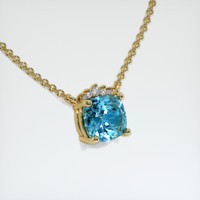 1.97 Ct. Gemstone Necklace, 14K Yellow Gold 2