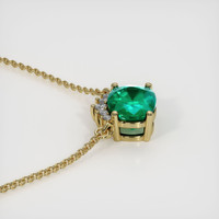 Emerald Necklace 1.38 Ct. 18K Yellow Gold Preview