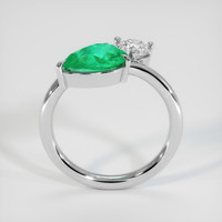 1.69 Ct. Emerald Ring, Platinum 950 3