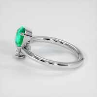 1.69 Ct. Emerald Ring, Platinum 950 4