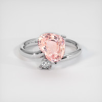 3.07 Ct. Sapphire Ring, Platinum 950 1