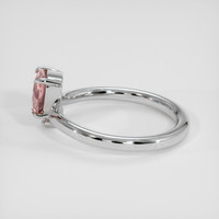 1.03 Ct. Padparadscha Sapphire Ring, Platinum 950 4