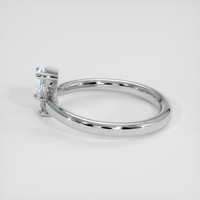 0.65 Ct. Blue Sapphire Ring, Platinum 950 4