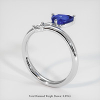 1.04 Ct. Sapphire Ring, Platinum 950 2
