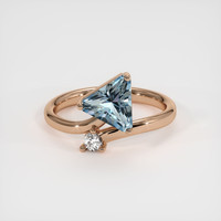 1.09 Ct. Gemstone Ring, 14K Rose Gold 1