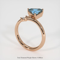 1.09 Ct. Gemstone Ring, 14K Rose Gold 2