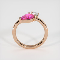 1.58 Ct. Pink Sapphire Ring, 14K Rose Gold 3