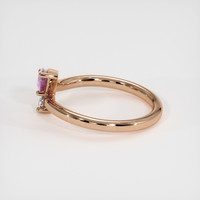 0.73 Ct. Sapphire Ring, 14K Rose Gold 4