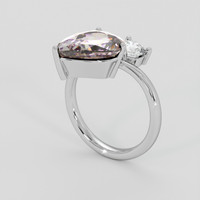 4.23 Ct. Bi Color Ametrine Ring, Silver 3