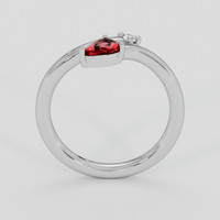 0.48 Ct. Ruby Ring, Silver 3