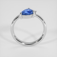 0.95 Ct. Blue Sapphire Ring, Silver 3