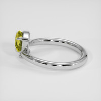 1.07 Ct. Bi Color Sapphire Ring, Silver 4