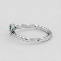 0.32 Ct. Alexandrite Ring, 10K White Gold 4