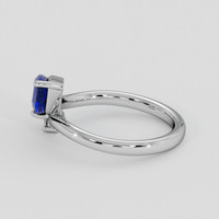 1.59 Ct. Blue Sapphire Ring, 10K White Gold 4