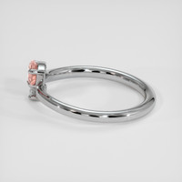0.50 Ct. Bi Color Sapphire Ring, 14K White Gold 4