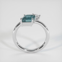 2.40 Ct. Sapphire Ring, 18K White Gold 3