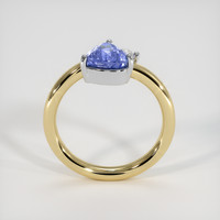 1.63 Ct. Blue Sapphire Ring, 14K White & Yellow 3