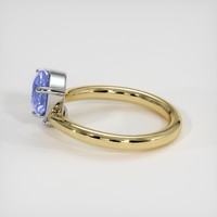 1.63 Ct. Blue Sapphire Ring, 14K White & Yellow 4