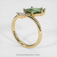 1.48 Ct. Sapphire Ring, 14K Yellow Gold 2