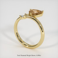 1.14 Ct. Sapphire Ring, 14K Yellow Gold 2