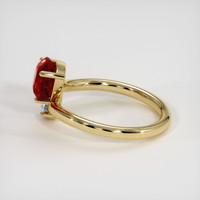 3.02 Ct. Ruby Ring, 18K Yellow Gold 4