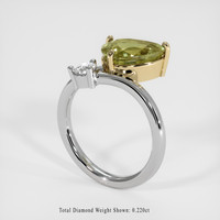 3.07 Ct. Sapphire Ring, 18K Yellow & White 2