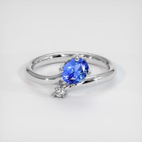 1.24 Ct. Sapphire Ring, Platinum 950 1