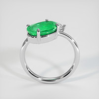 2.58 Ct. Emerald Ring, Platinum 950 3
