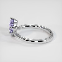 1.32 Ct. Bi Color Sapphire Ring, 14K White Gold 4