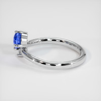 1.24 Ct. Sapphire Ring, 18K White Gold 4