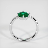 1.23 Ct. Emerald Ring, 18K White Gold 3