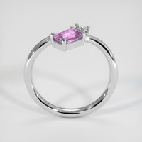 1.03 Ct. Sapphire Ring, 18K White Gold 3
