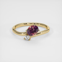 1.52 Ct. Sapphire Ring, 14K Yellow Gold 1