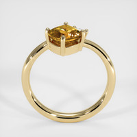 1.92 Ct. Yellowish Brown Sapphire Ring, 14K Yellow Gold 3