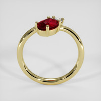1.13 Ct. Ruby Ring, 18K Yellow Gold 3