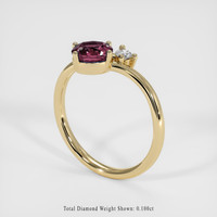 1.52 Ct. Bi Color Sapphire Ring, 18K Yellow Gold 2