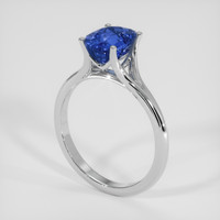 1.99 Ct. Blue Sapphire Ring, Platinum 950 2
