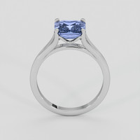 2.06 Ct. Blue Sapphire Ring, Platinum 950 3