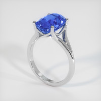 5.90 Ct. Sapphire Ring, Platinum 950 2