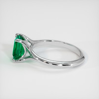 1.25 Ct. Emerald Ring, Platinum 950 4
