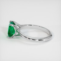 1.60 Ct. Emerald Ring, Platinum 950 4